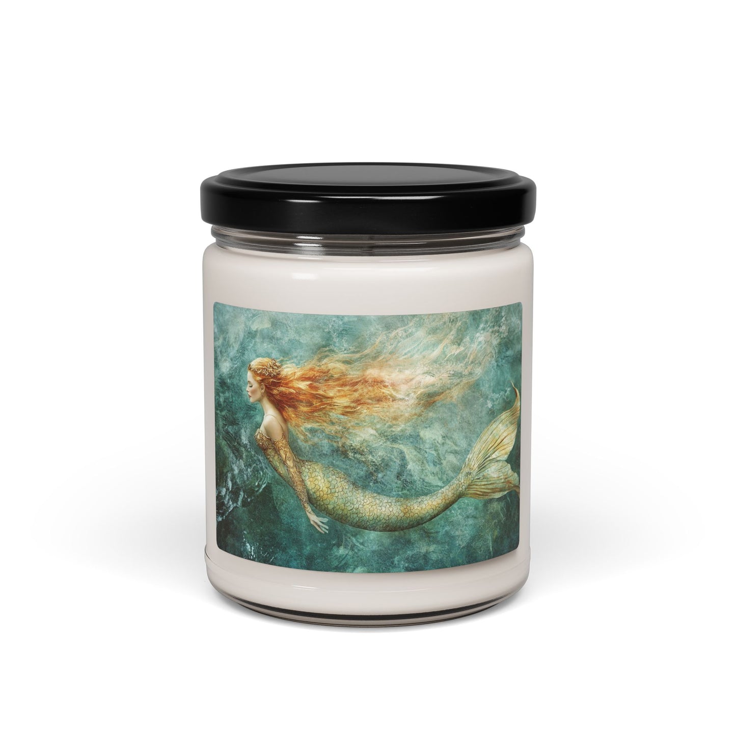 Mermaid Scented Candle, Ocean-Inspired Aroma, Relaxation Gift for Her, Home Decor, Spa Experience, Birthday Gift