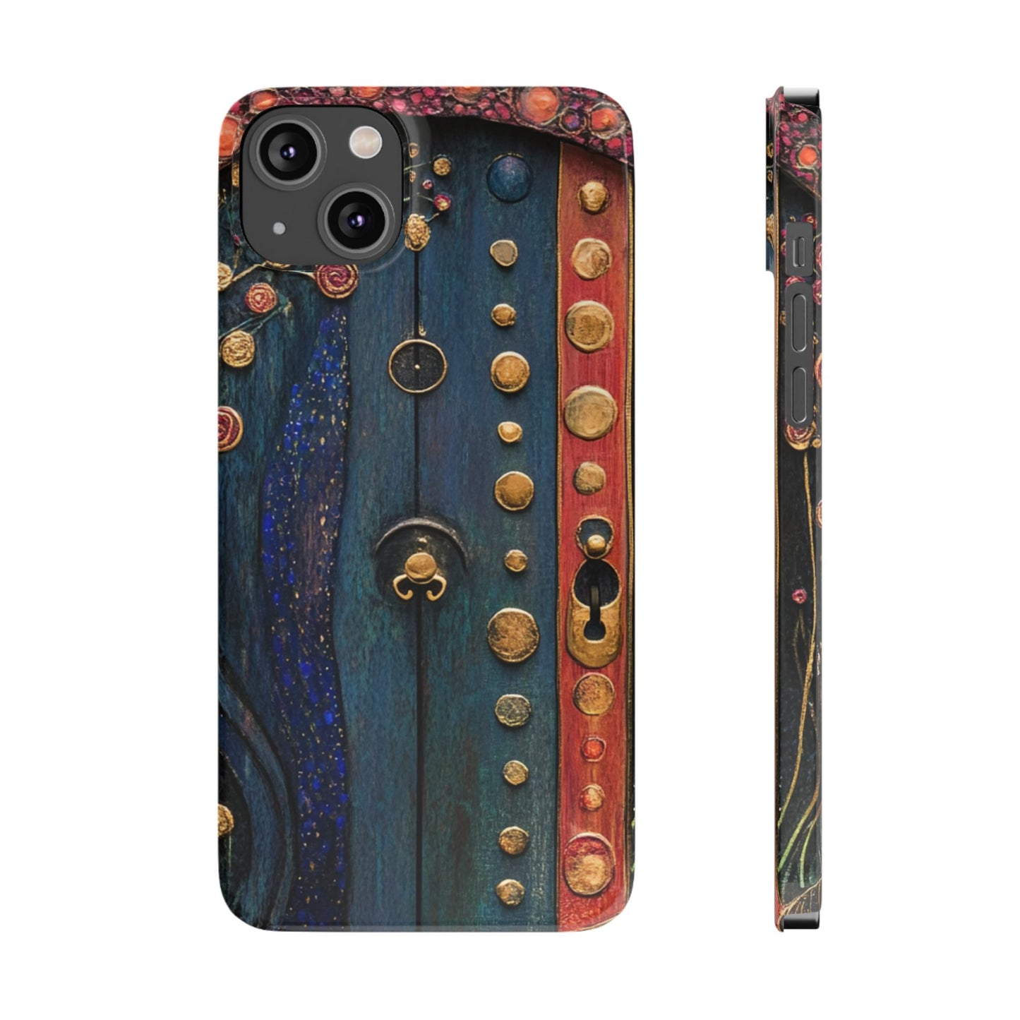 Fairy Door Artistic Slim Phone Cases, Unique Phone Cover, Gift for Art Lovers, Decorative Case, Phone Accessory