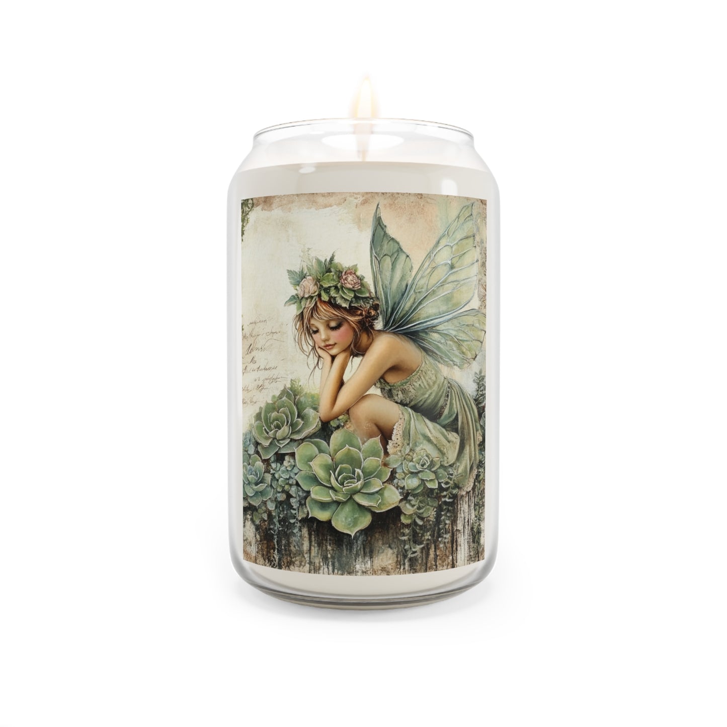 Fairy Garden Scented Soy Candle, Aromatherapy Gift, Home Décor, Eco-Friendly Candle, Relaxation Gift, Fairy Decor, Nature Inspired