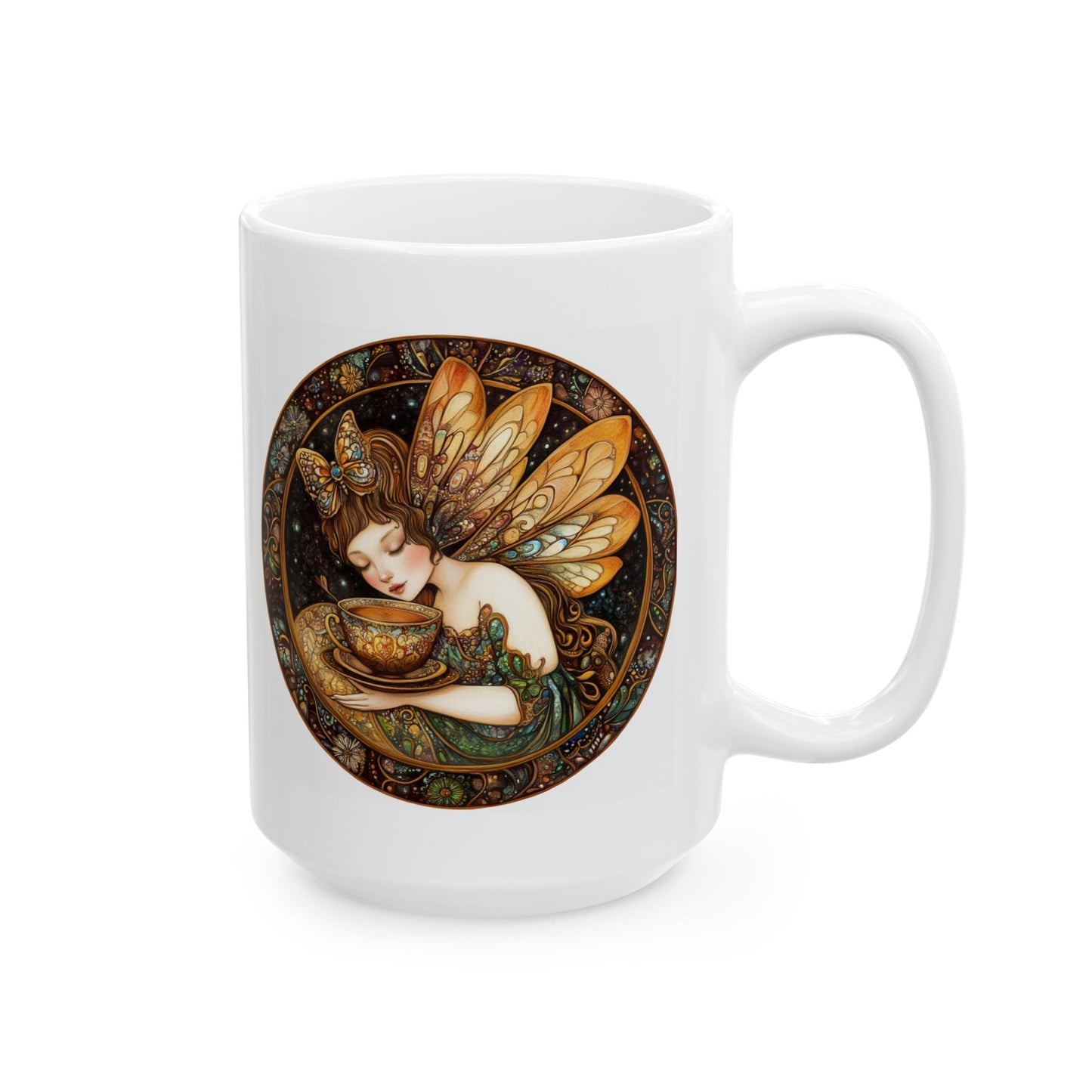 Tea Time Fairy Collection, "Orange Roobios", Perfect for Gifting, Home Decor, Coffee Lovers, Tea Enthusiasts, Gift