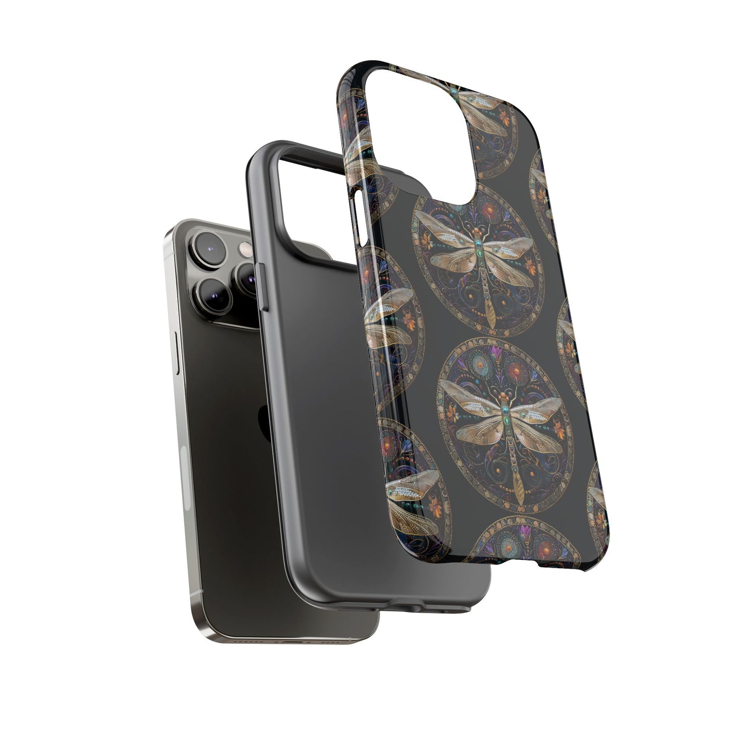 Dragonfly Phone Case, Tough Phone Cover, Artistic Cell Phone Accessory, Gift for Nature Lovers, Unique Phone Protector