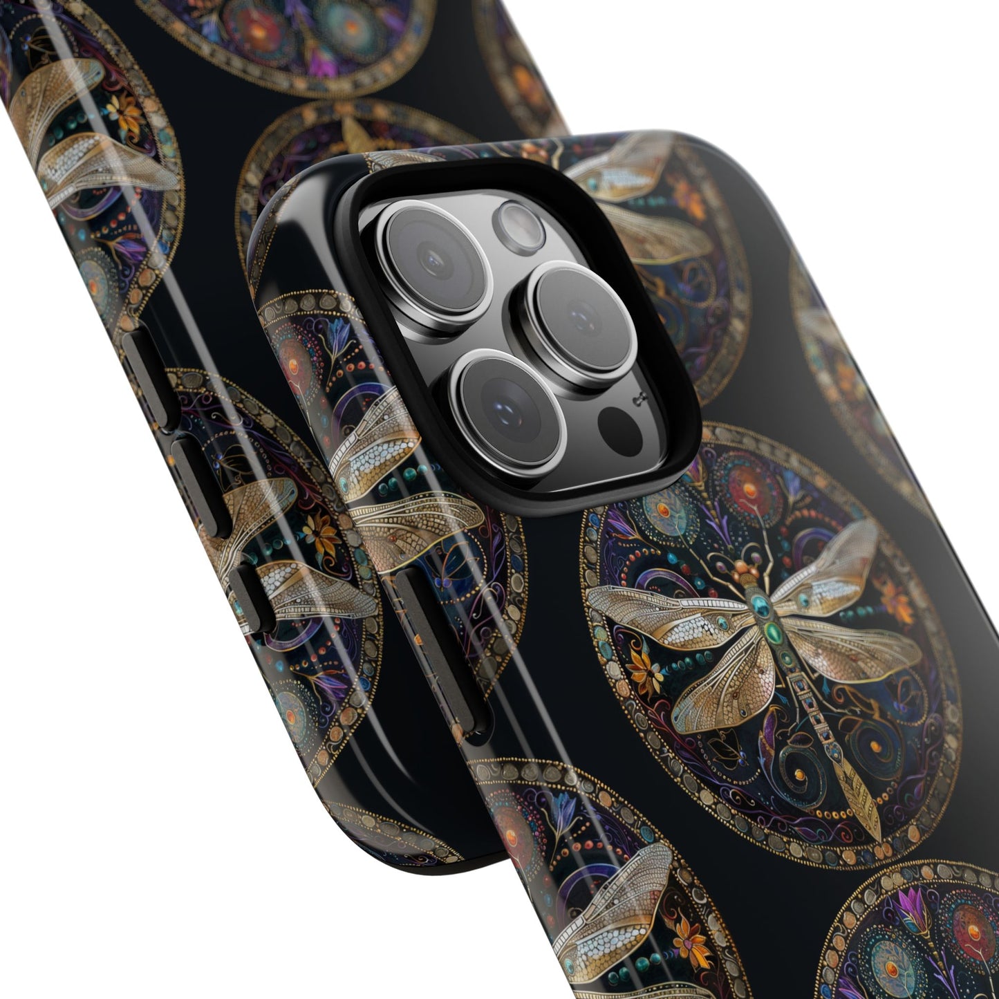 Dragonfly Phone Case, Tough Phone Cover, Artistic Cell Phone Accessory, Gift for Nature Lovers, Unique Phone Protector