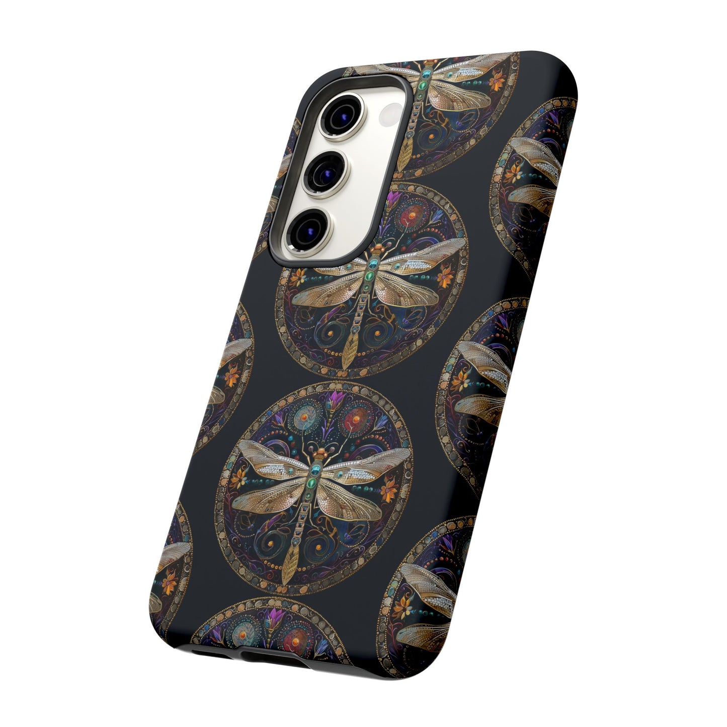 Dragonfly Phone Case, Tough Phone Cover, Artistic Cell Phone Accessory, Gift for Nature Lovers, Unique Phone Protector