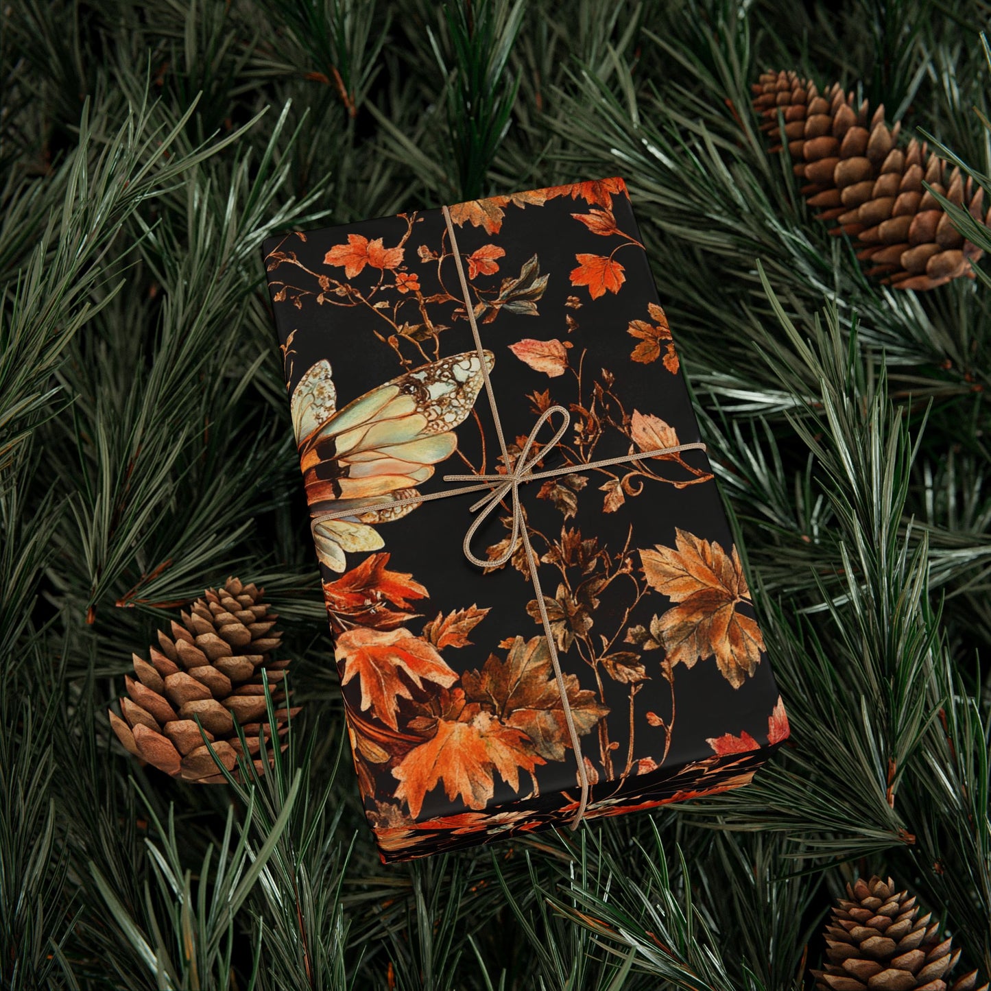 Elegant Autumn Fairy Wrapping Papers - Ideal for Gift Giving, Fall Celebrations, Thanksgiving, Halloween, Seasonal Decor