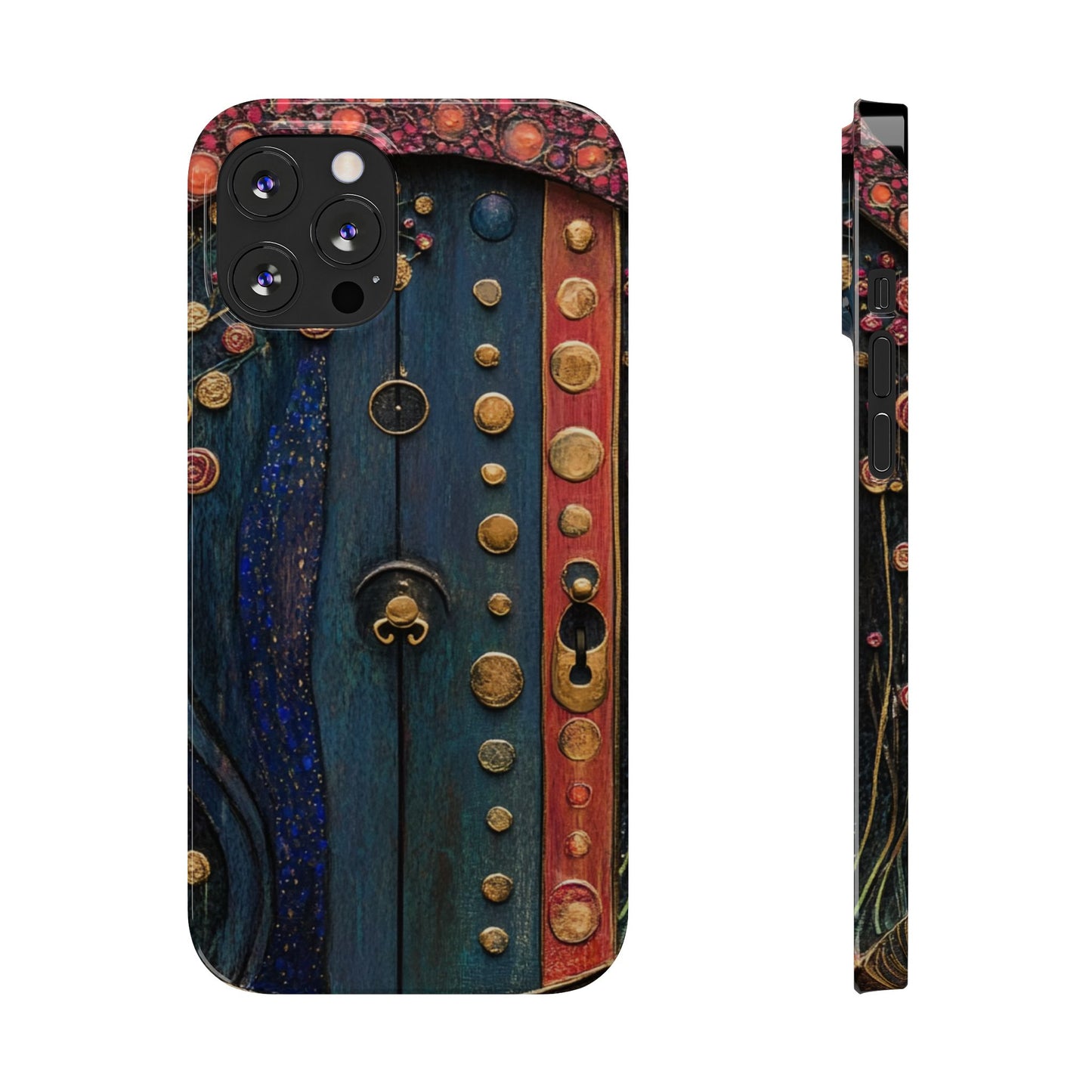 Fairy Door Artistic Slim Phone Cases, Unique Phone Cover, Gift for Art Lovers, Decorative Case, Phone Accessory