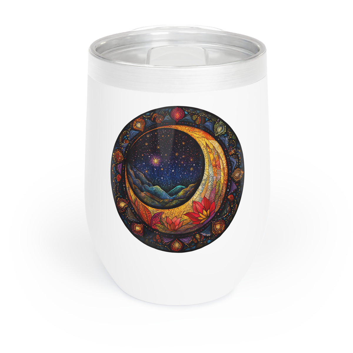 Boho Moon Chill Wine Tumbler