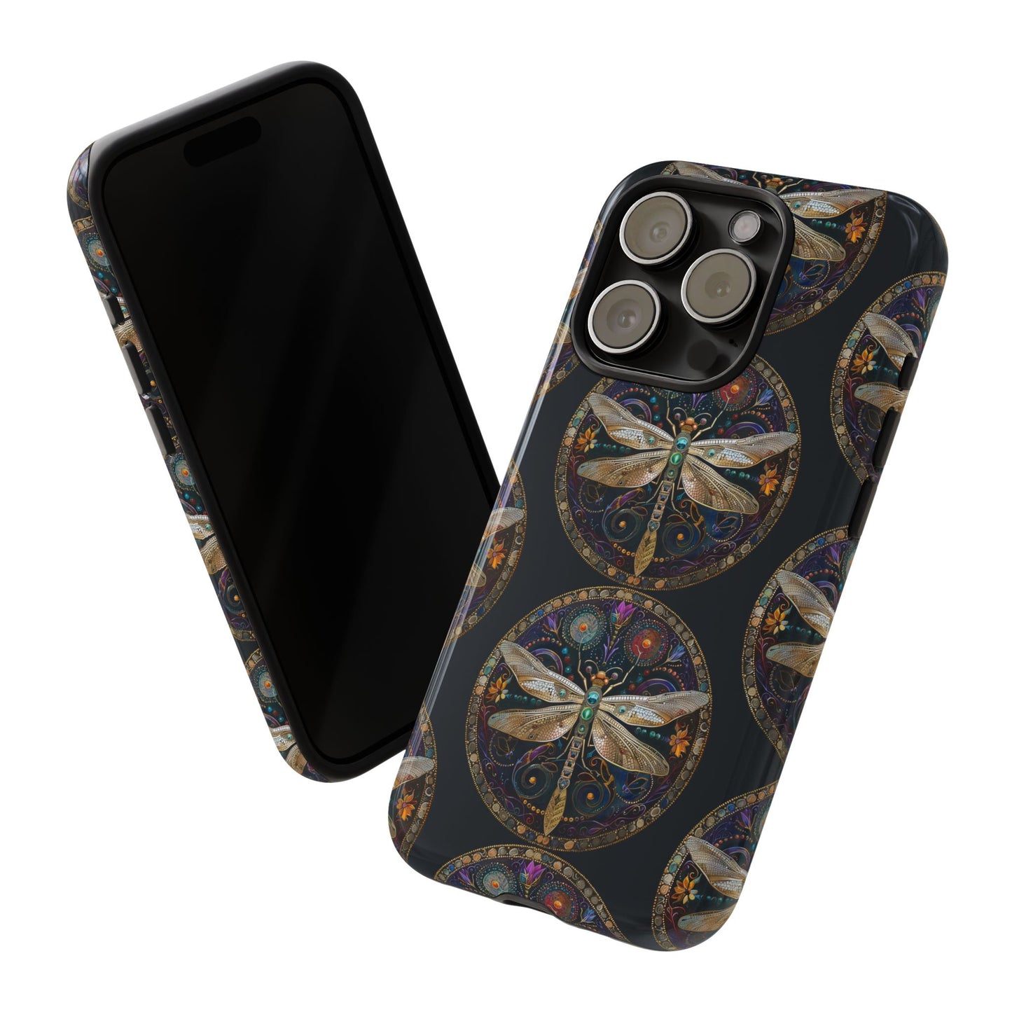 Dragonfly Phone Case, Tough Phone Cover, Artistic Cell Phone Accessory, Gift for Nature Lovers, Unique Phone Protector