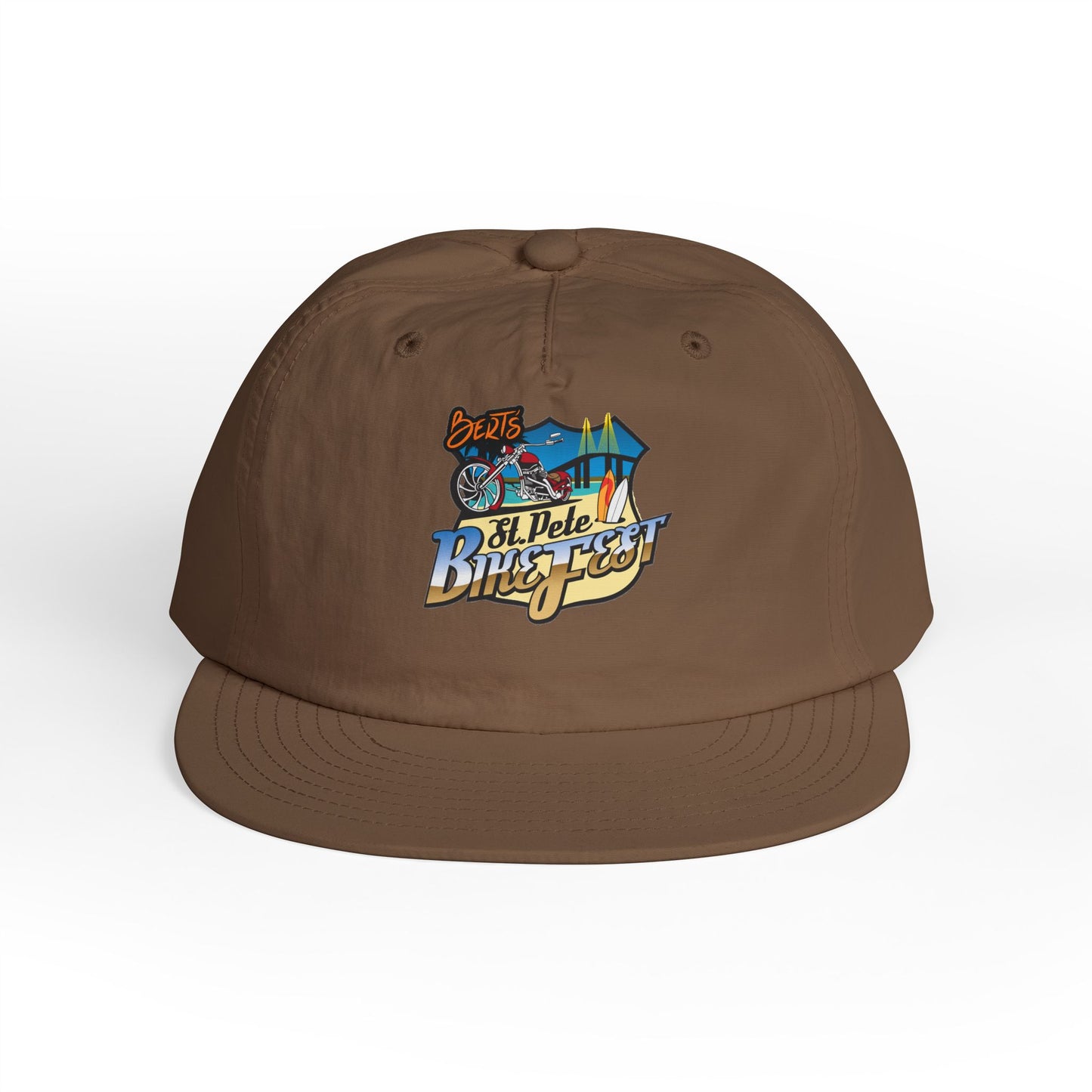 St Pete Fl Bike Fest Surf Cap for Beach Lovers | Adjustable Sun Hat | Summer Vacation Essential, Surfing Gift, Beach Party Gear, Relaxed Style, Outdoor Adventure