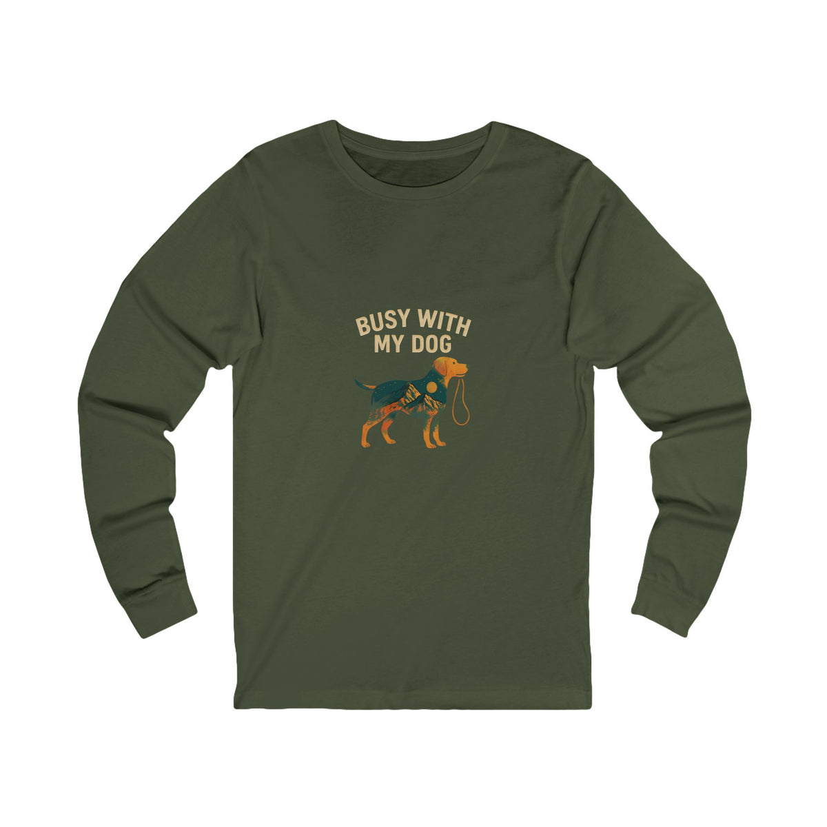 Busy With My Dog Long Sleeve Tee