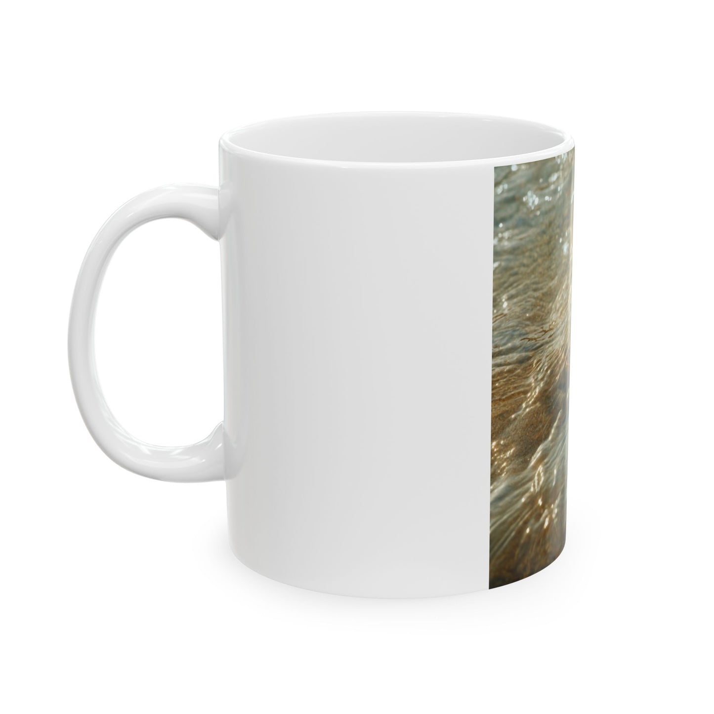 Positivity Ceramic Mug, Meditation Mug, Nature Lovers Gift, Spiritual Coffee Cup, Eco-Friendly Drinkware