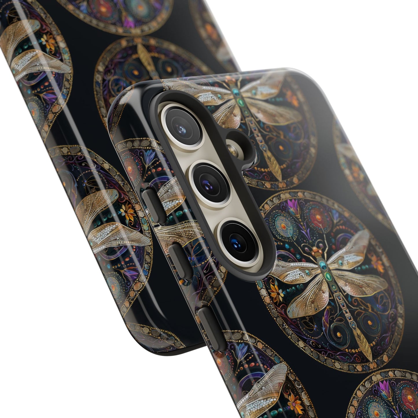 Dragonfly Phone Case, Tough Phone Cover, Artistic Cell Phone Accessory, Gift for Nature Lovers, Unique Phone Protector