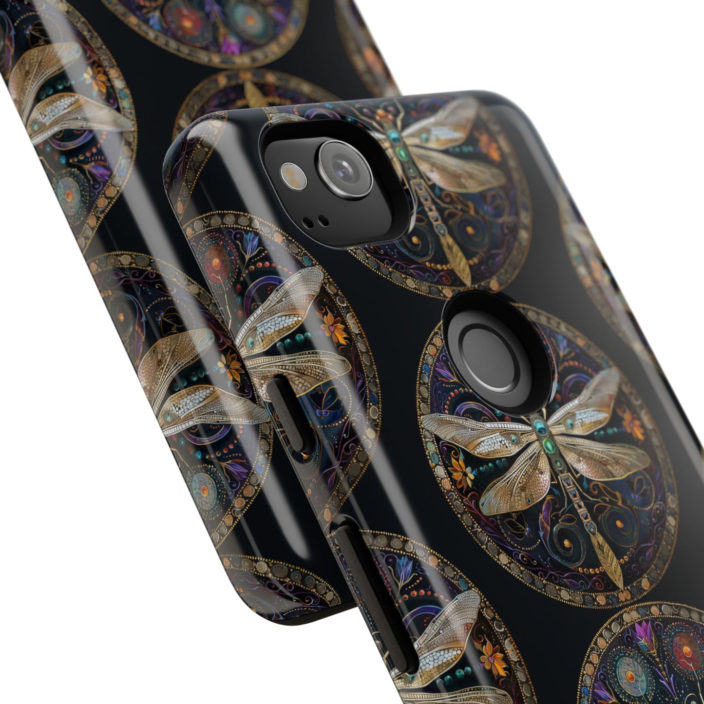 Dragonfly Phone Case, Tough Phone Cover, Artistic Cell Phone Accessory, Gift for Nature Lovers, Unique Phone Protector