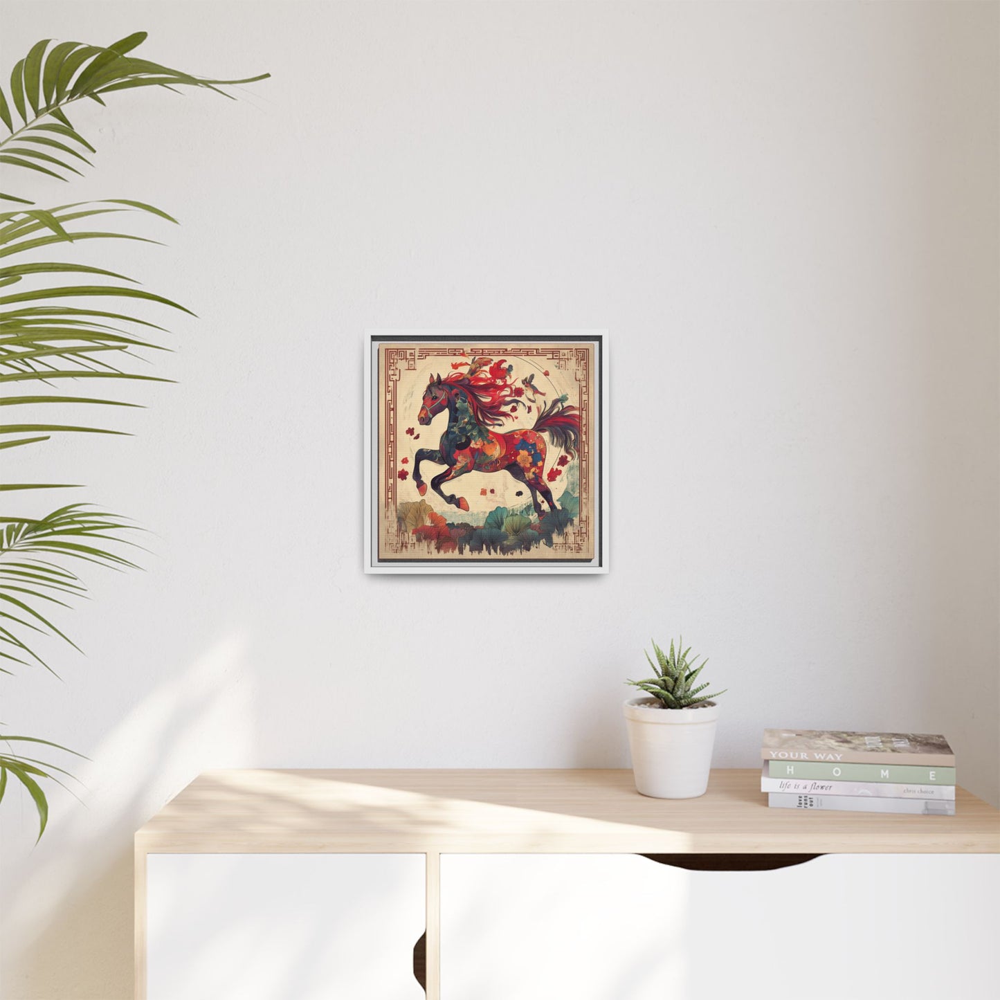 Year of the Horse Artwork Canvas Framed
