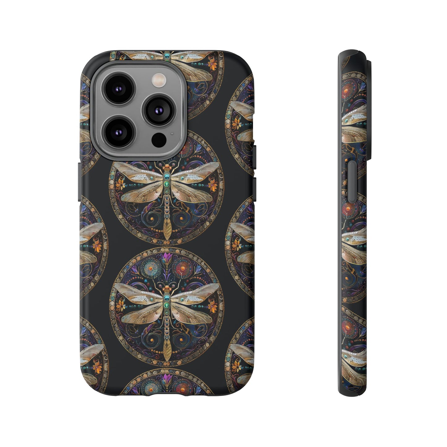 Dragonfly Phone Case, Tough Phone Cover, Artistic Cell Phone Accessory, Gift for Nature Lovers, Unique Phone Protector