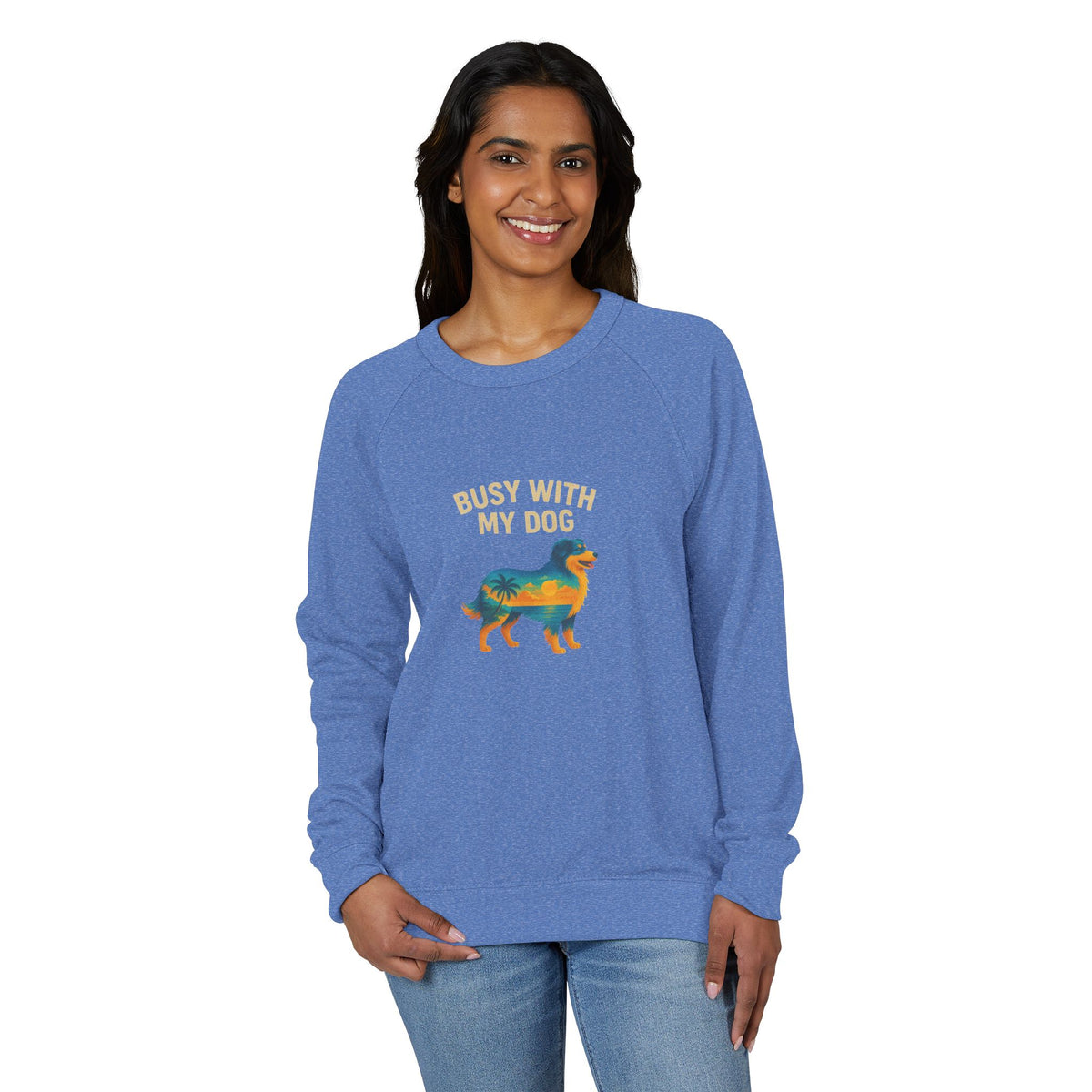 Busy With My Dog Crewneck sweatshirt