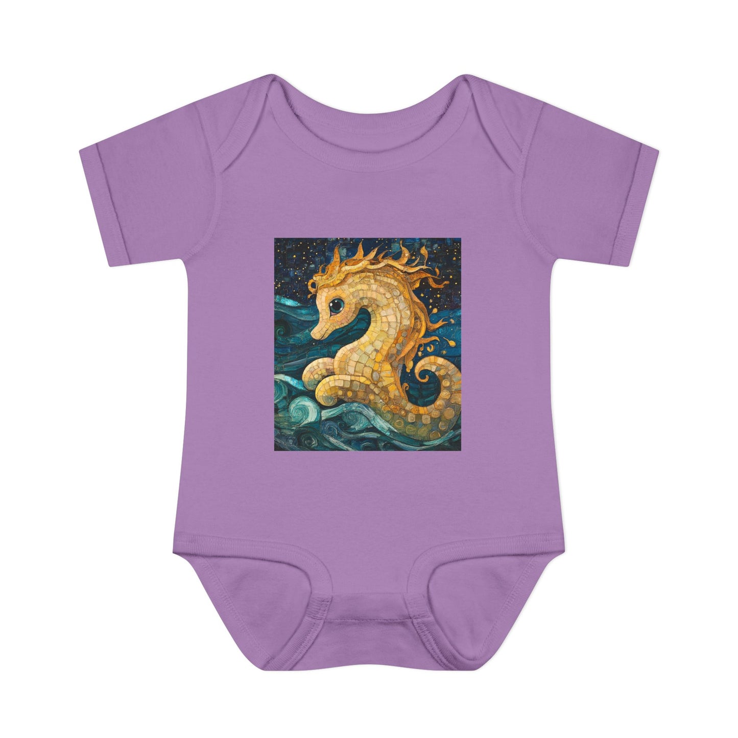 Baby Seahorse Baby Bodysuit, Cute Infant Clothing, Ocean Theme Baby Gift, Nursery Decor, Baby Shower Gift, Sea Creature Outfit