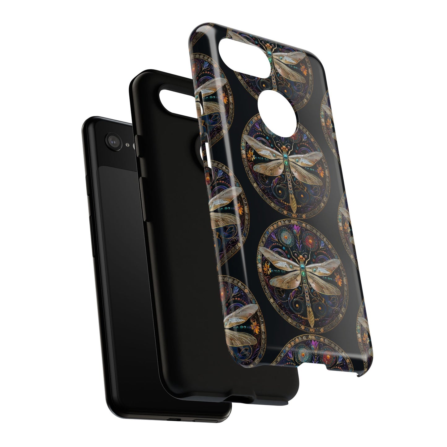 Dragonfly Phone Case, Tough Phone Cover, Artistic Cell Phone Accessory, Gift for Nature Lovers, Unique Phone Protector