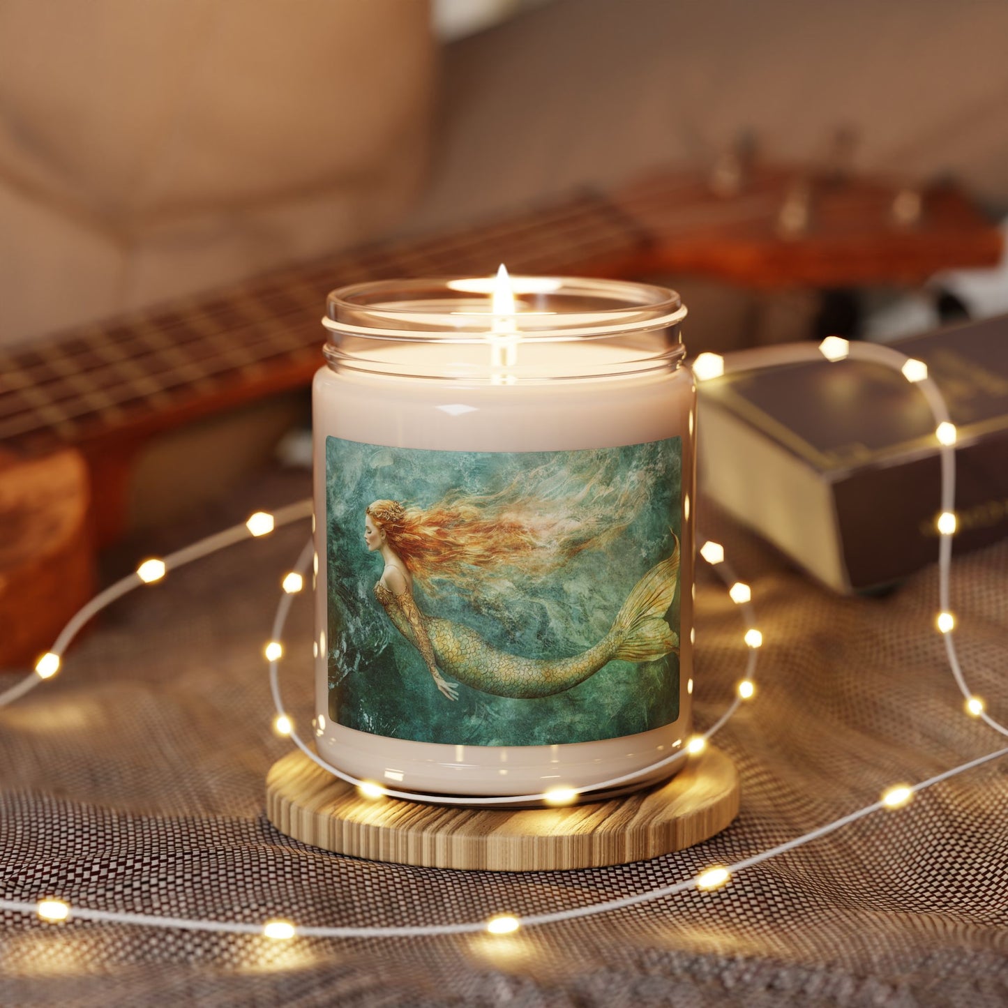 Mermaid Scented Candle, Ocean-Inspired Aroma, Relaxation Gift for Her, Home Decor, Spa Experience, Birthday Gift