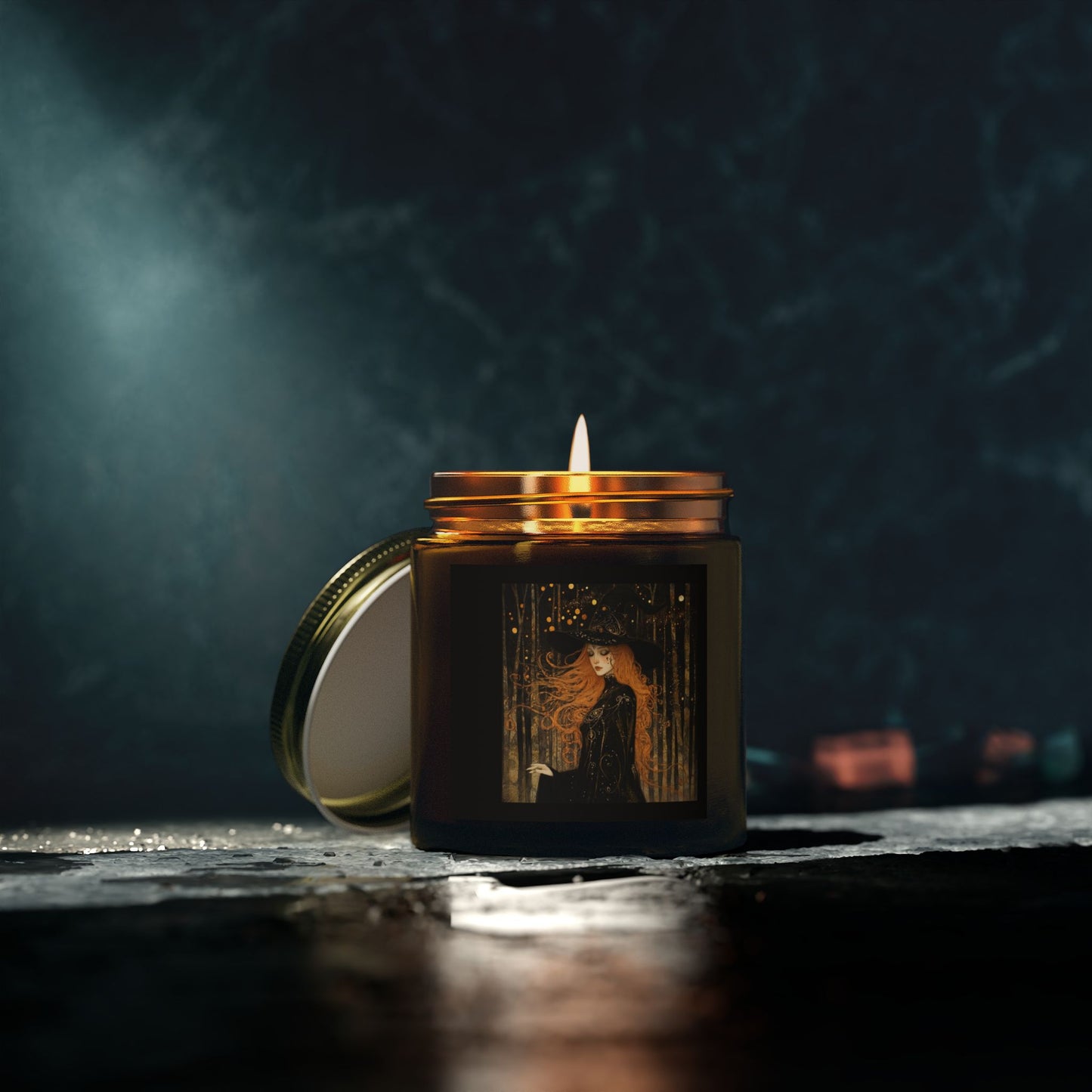 Enchanting Witchy Scented Candles - Coconut Apricot Wax, Cozy Home Decor, Gift for Witch Lovers, Halloween Vibes, Aromatherapy