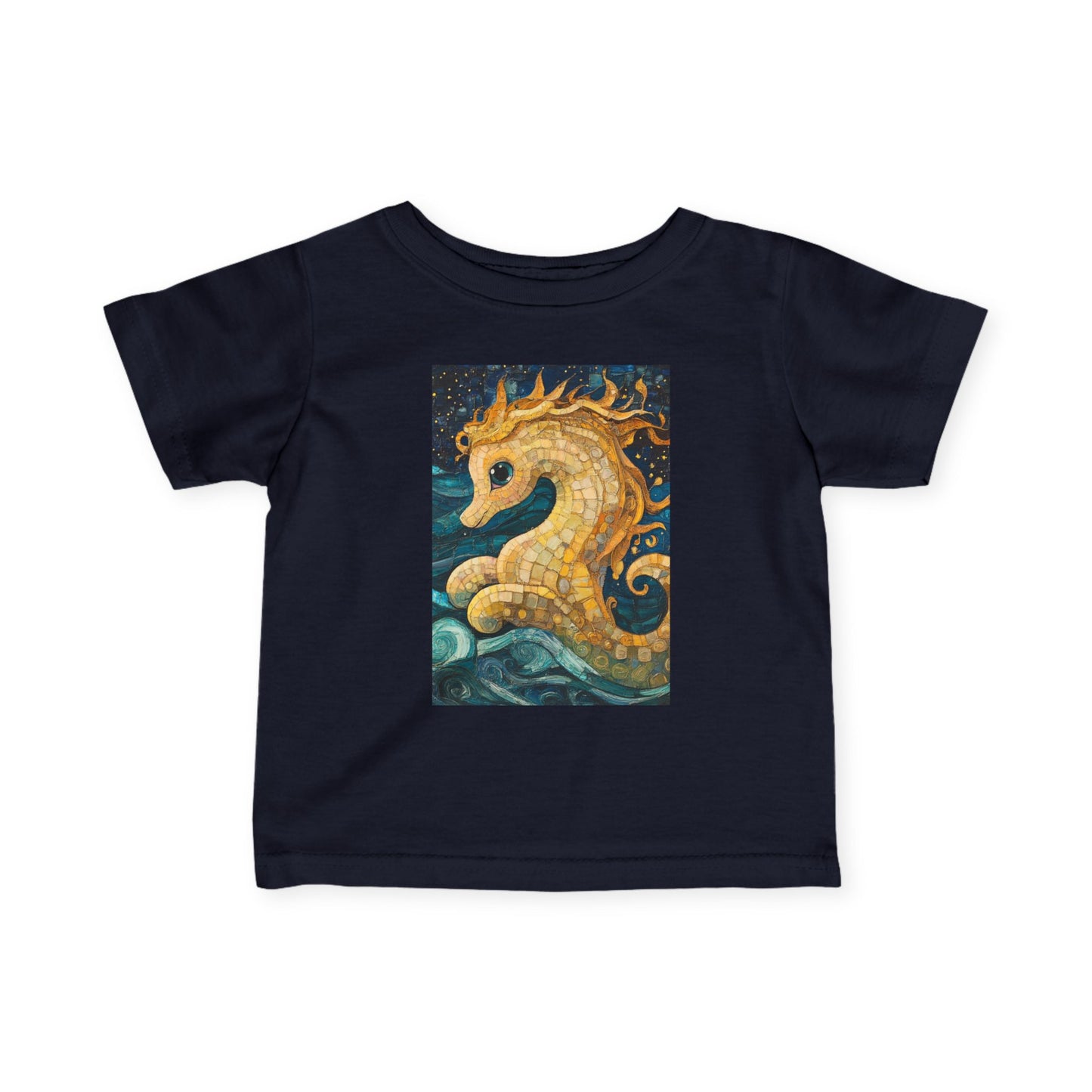 Baby Seahorse Infant Tee: Cute Baby Shirt, Toddler Outfit, Children's Clothing, Nautical Gift, Baby Shower Present