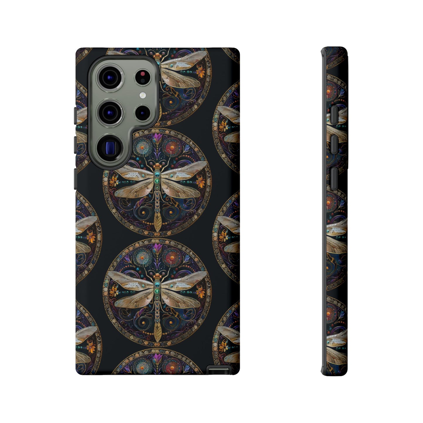 Dragonfly Phone Case, Tough Phone Cover, Artistic Cell Phone Accessory, Gift for Nature Lovers, Unique Phone Protector