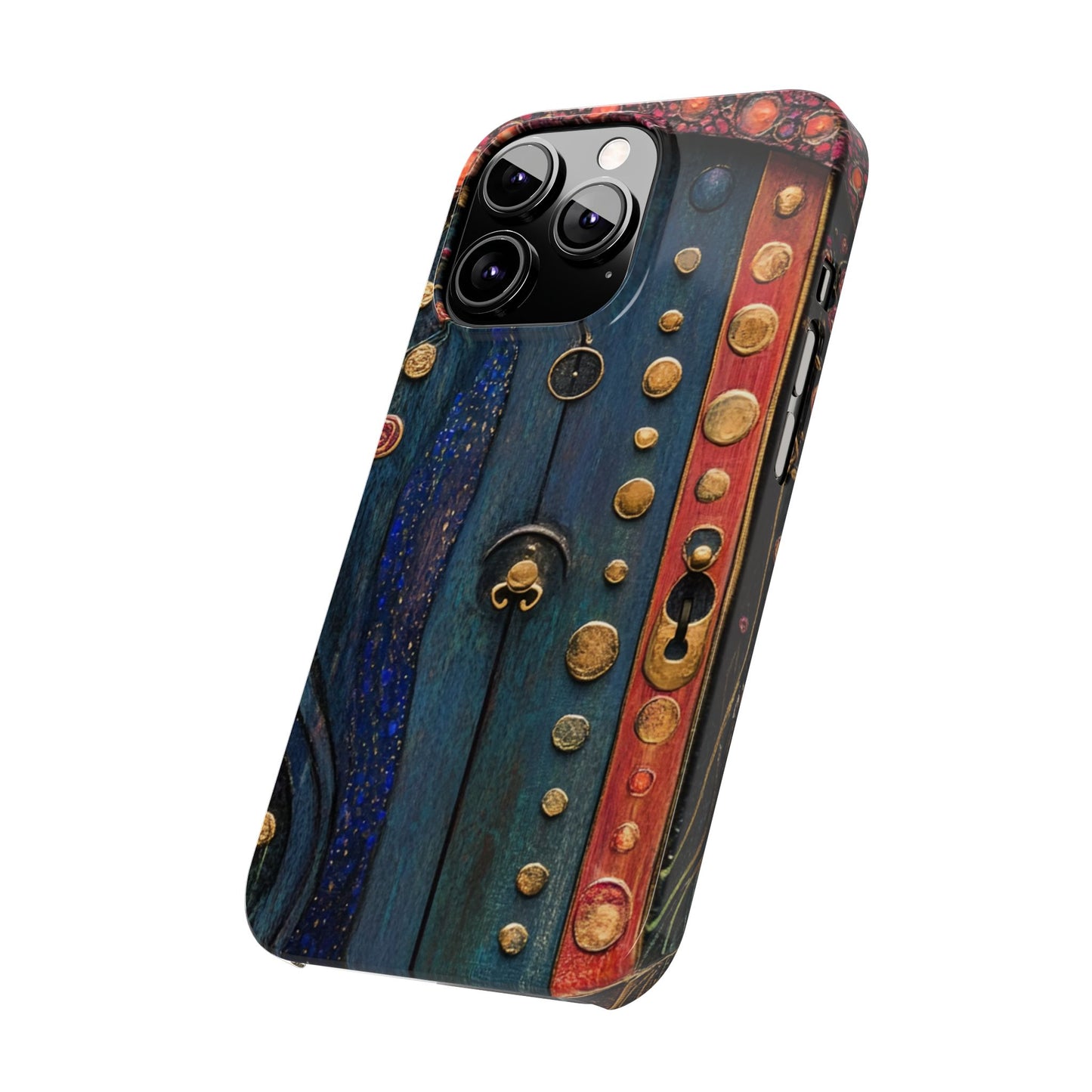 Fairy Door Artistic Slim Phone Cases, Unique Phone Cover, Gift for Art Lovers, Decorative Case, Phone Accessory