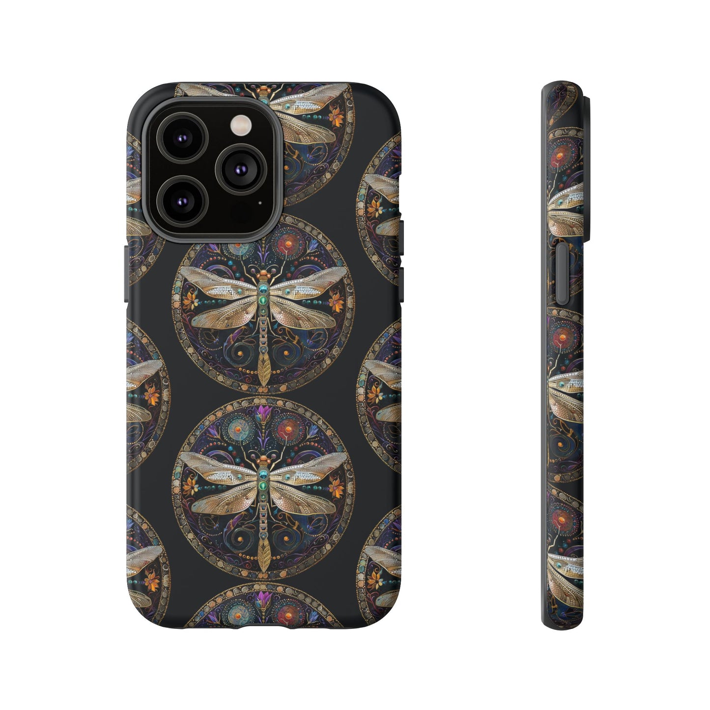 Dragonfly Phone Case, Tough Phone Cover, Artistic Cell Phone Accessory, Gift for Nature Lovers, Unique Phone Protector