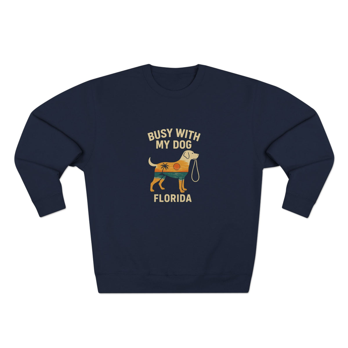 Busy with My Dog Crewneck Sweatshirt