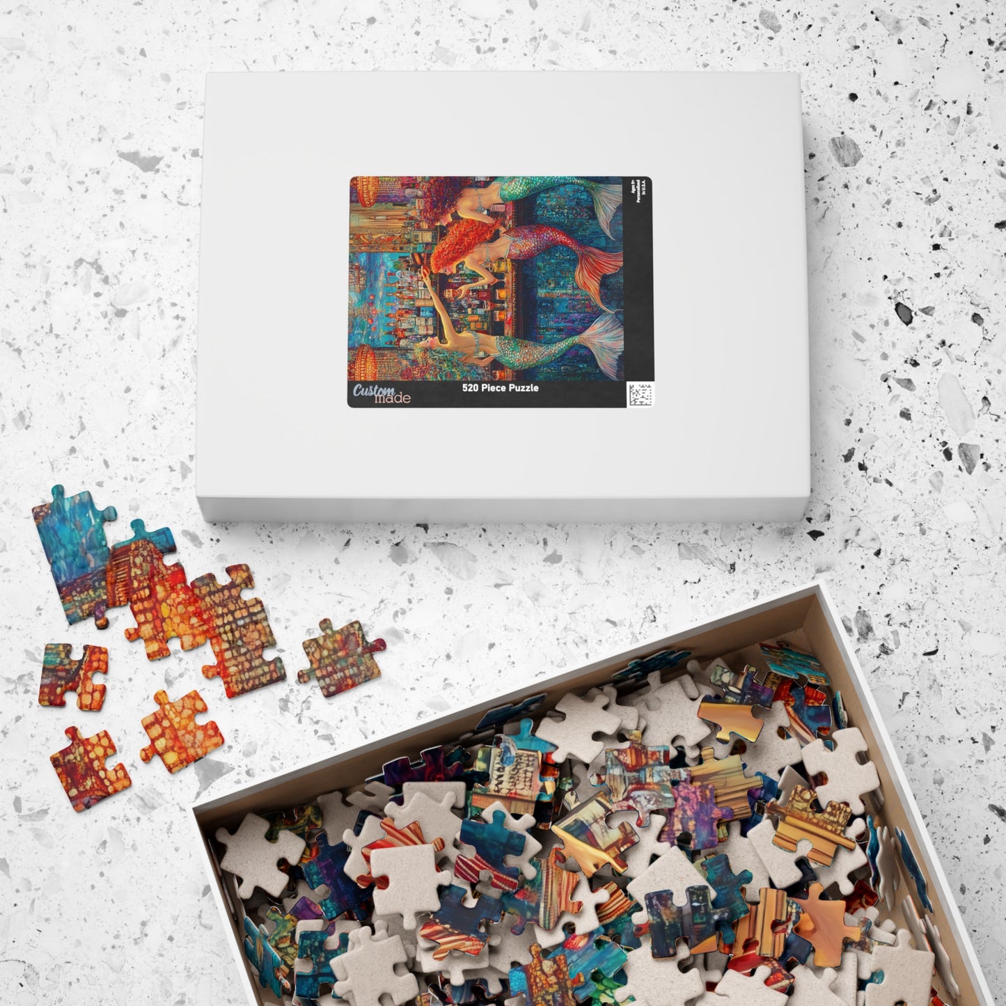 Mermaid Bar Gift Scene Puzzle Ocean Fantasy Jigsaw