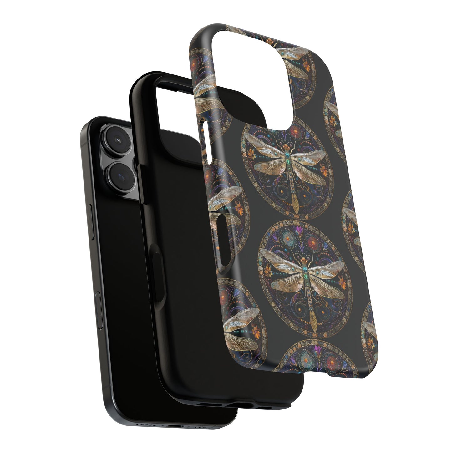 Dragonfly Phone Case, Tough Phone Cover, Artistic Cell Phone Accessory, Gift for Nature Lovers, Unique Phone Protector