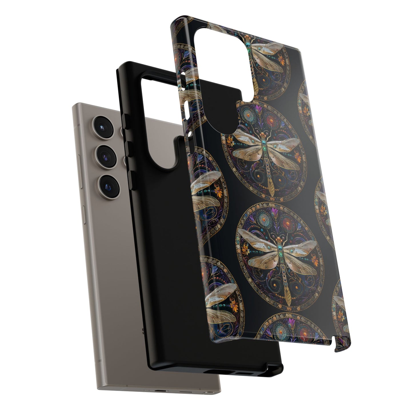 Dragonfly Phone Case, Tough Phone Cover, Artistic Cell Phone Accessory, Gift for Nature Lovers, Unique Phone Protector