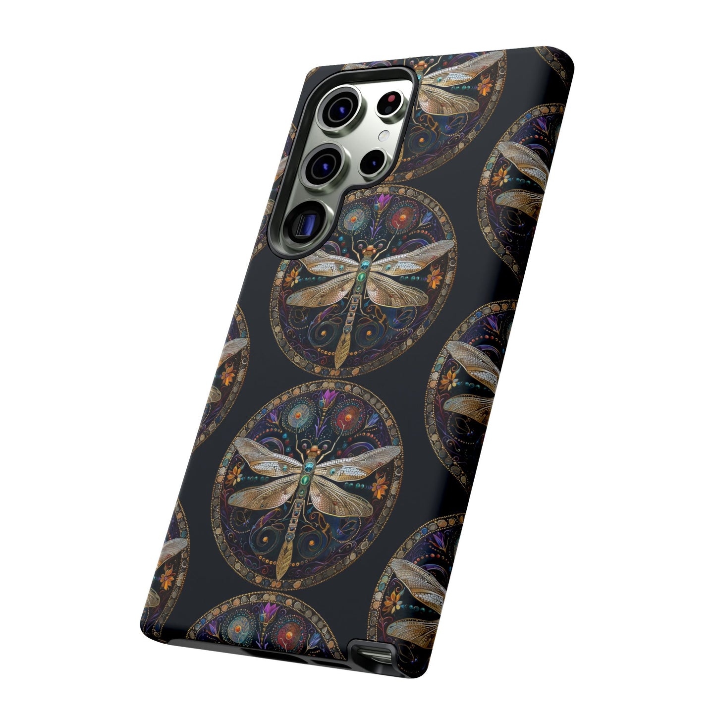 Dragonfly Phone Case, Tough Phone Cover, Artistic Cell Phone Accessory, Gift for Nature Lovers, Unique Phone Protector