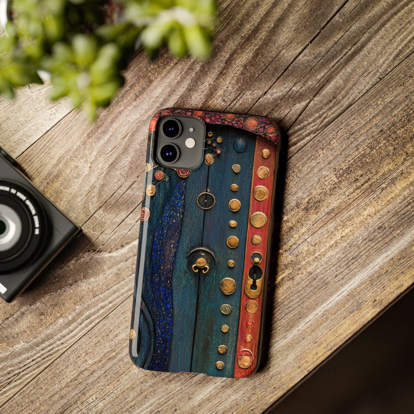 Fairy Door Artistic Slim Phone Cases, Unique Phone Cover, Gift for Art Lovers, Decorative Case, Phone Accessory