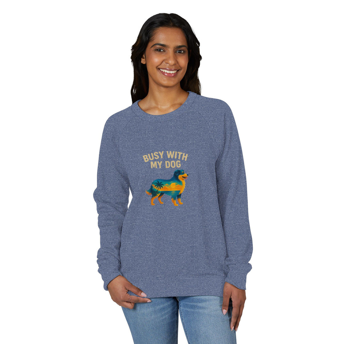 Busy With My Dog Crewneck sweatshirt