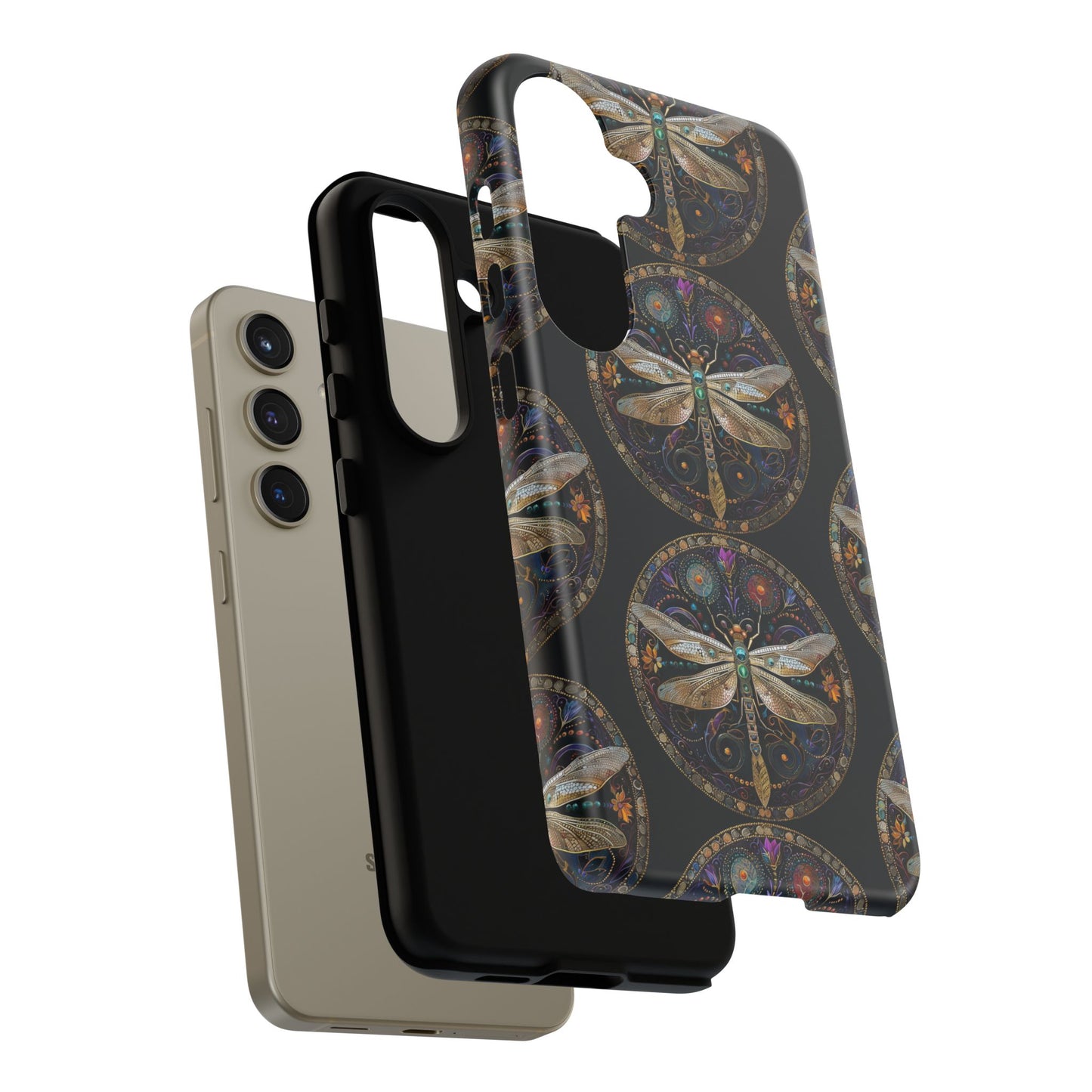 Dragonfly Phone Case, Tough Phone Cover, Artistic Cell Phone Accessory, Gift for Nature Lovers, Unique Phone Protector