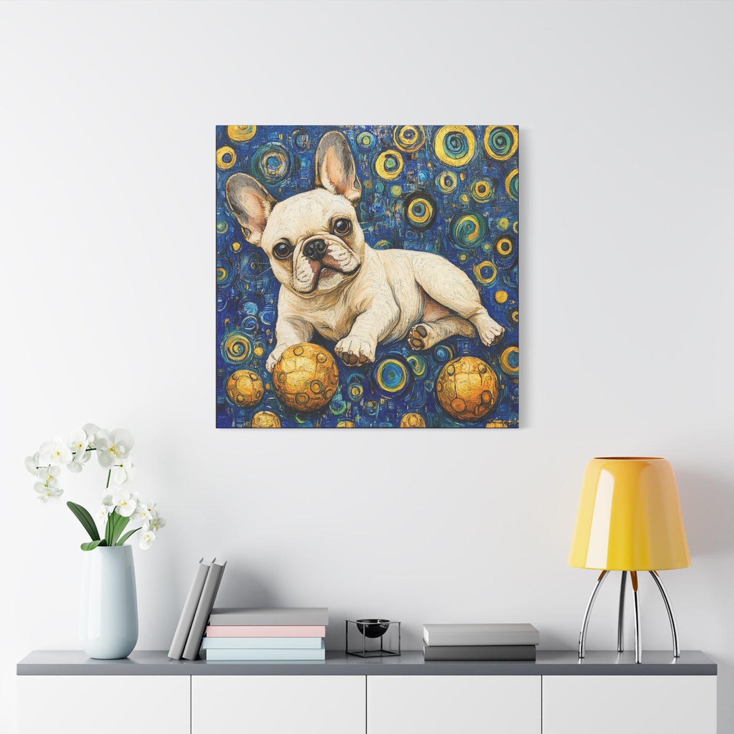 French Bulldog Matte Canvas, Stretched, Bodhi Pets