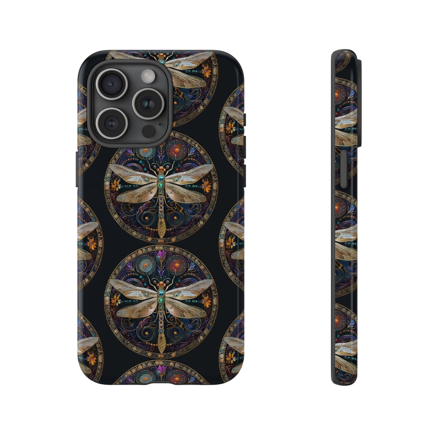 Dragonfly Phone Case, Tough Phone Cover, Artistic Cell Phone Accessory, Gift for Nature Lovers, Unique Phone Protector