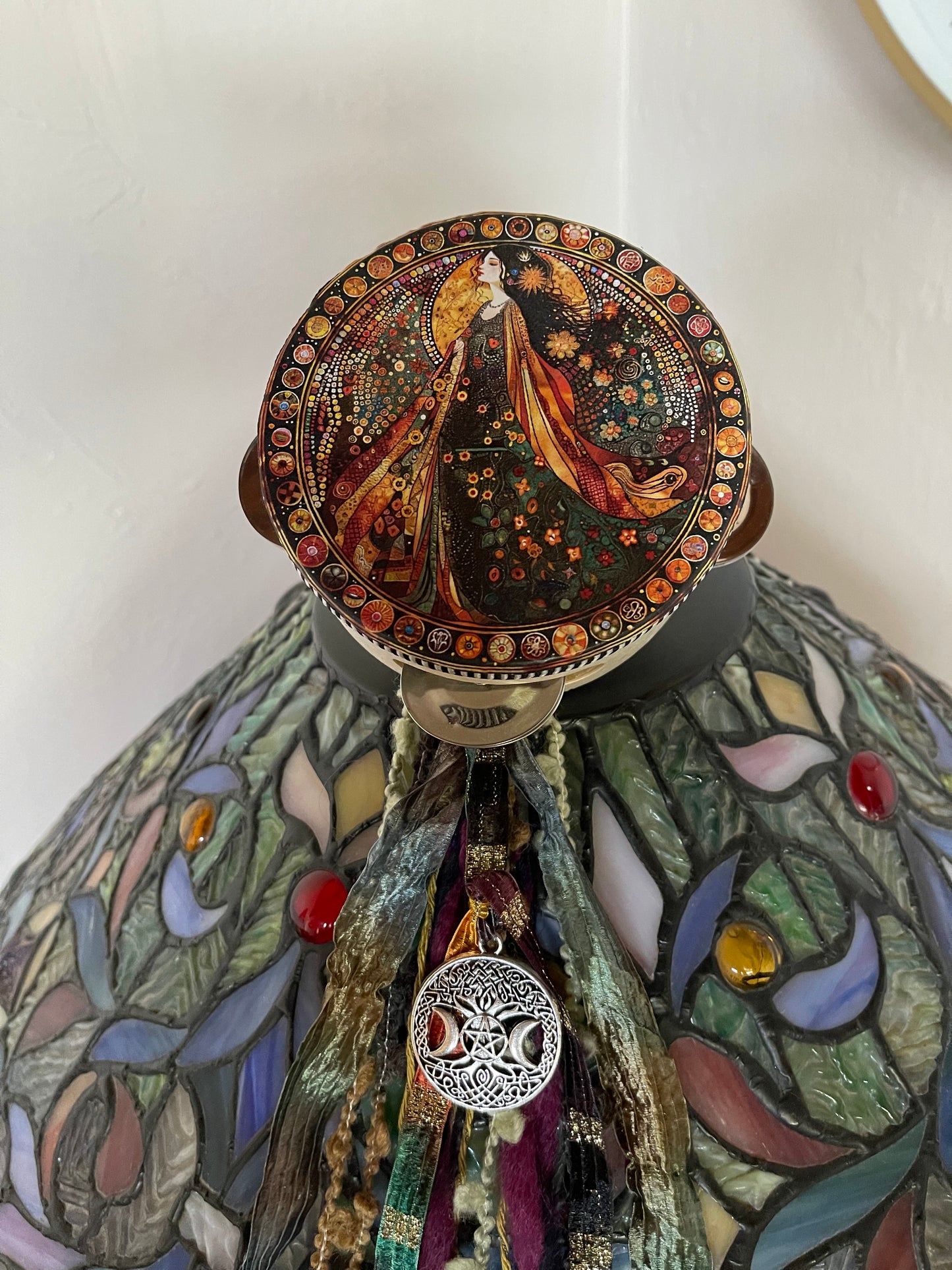Practical Magic Goddess Tambourine Wall Hanging, Bodhi Home Decor