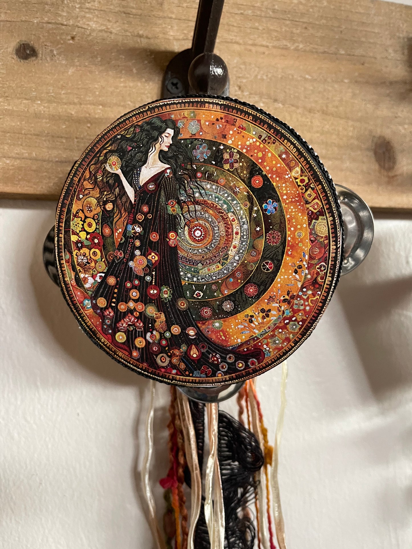 Practical Magic Charmed Tambourine Wall Accent, Bodhi Gifts