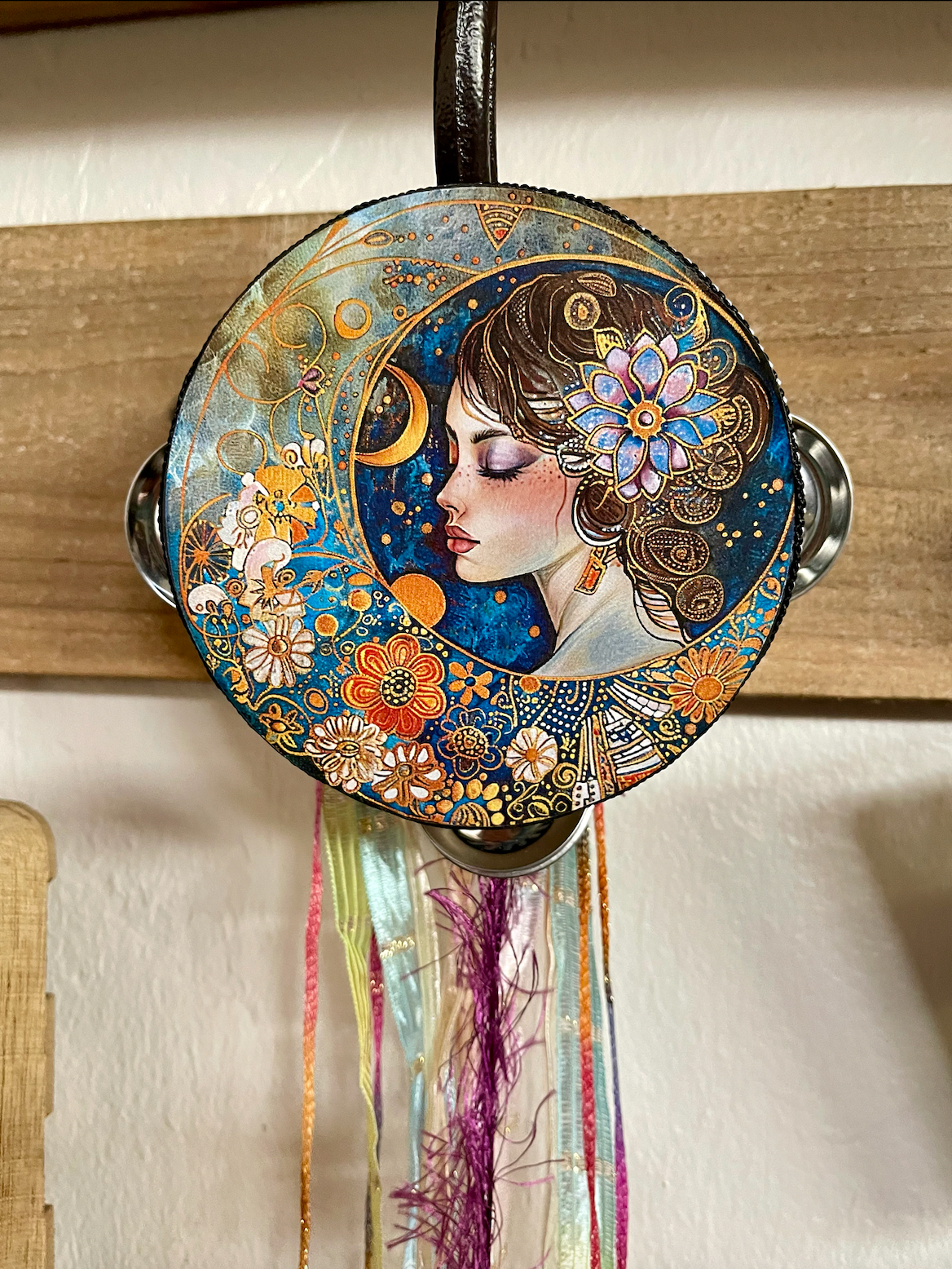 Charmed Lady of The Moon Wall Hanging, Bodhi Home Decor