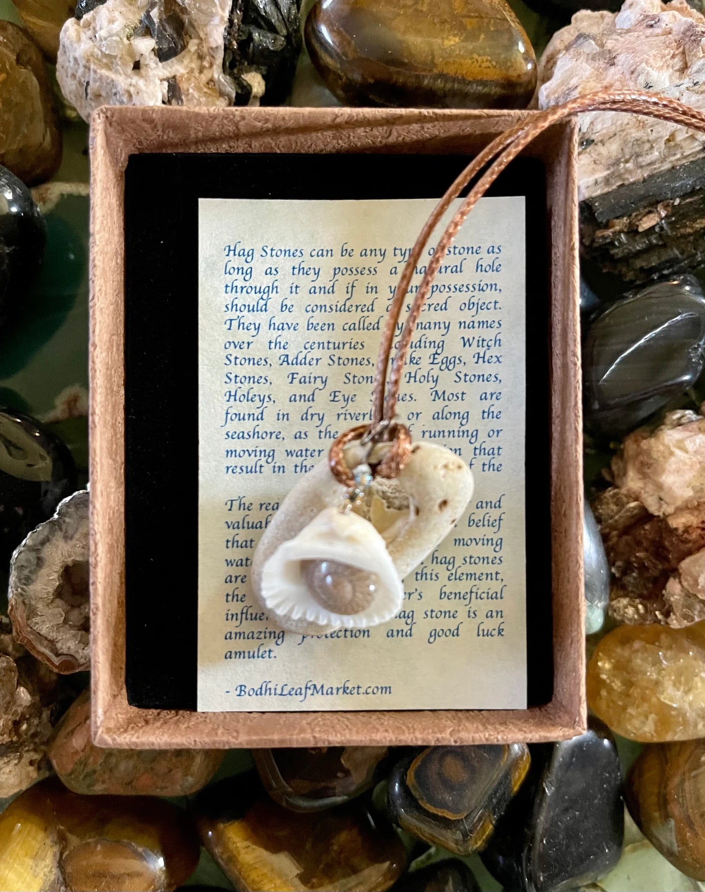 New Mermaid Collection, "Hali", Water Stone, Beach Pendant, Bodhi Jewelry