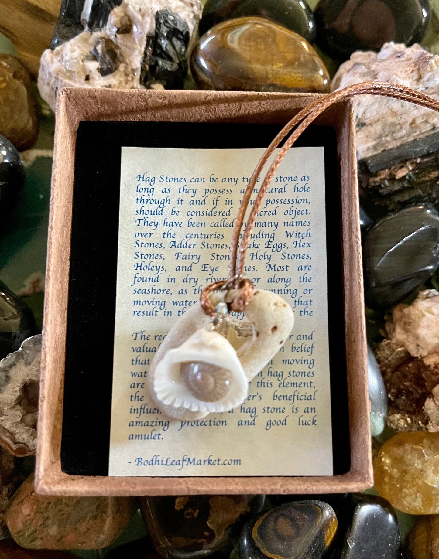 New Mermaid Collection, "Hali", Water Stone, Beach Pendant, Bodhi Jewelry