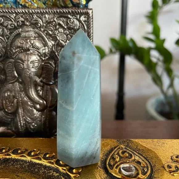 Natural Amazonite Tower, Bodhi Crystal Magic