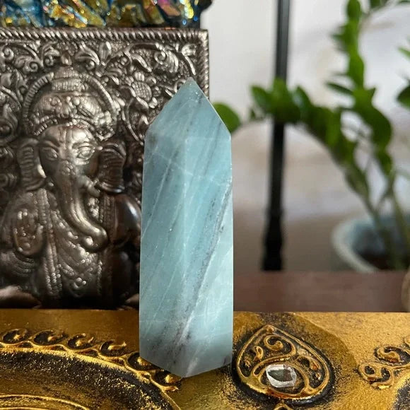 Natural Amazonite Tower, Bodhi Crystal Magic