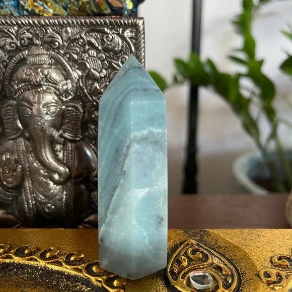 Natural Amazonite Tower, Bodhi Crystal Magic