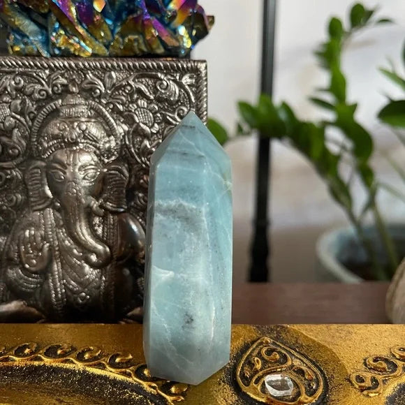 Natural Amazonite Tower, Bodhi Crystal Magic