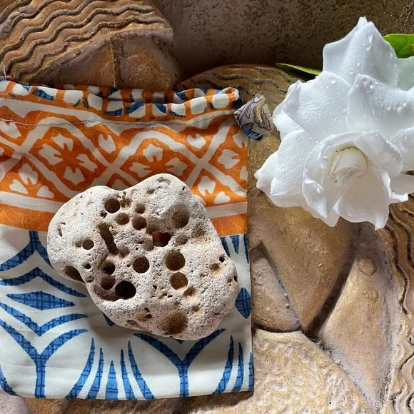 Large Hagstone in Gift Pouch, Bodhi Gift Sets