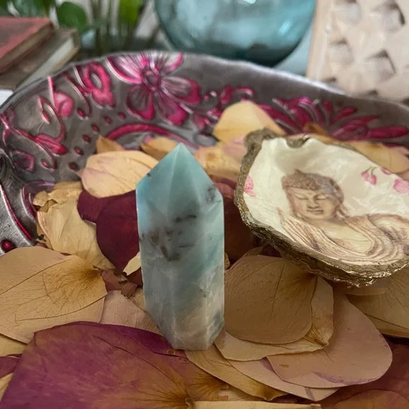 Natural Amazonite Tower, Bodhi Crystal Magic