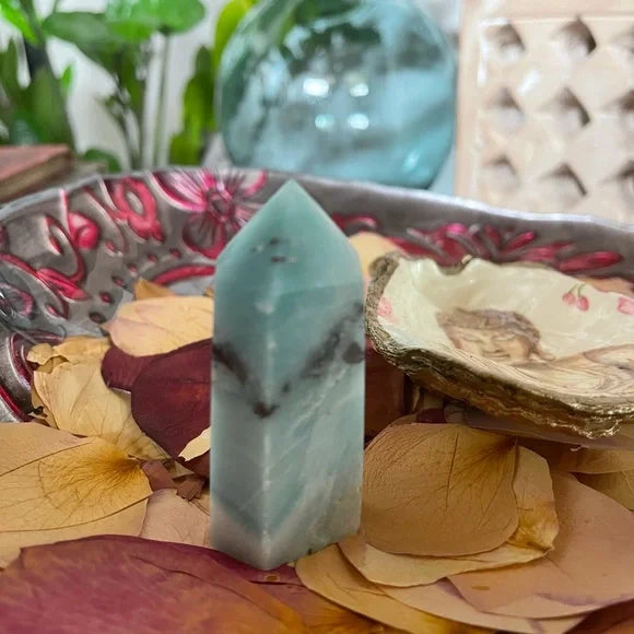 Natural Amazonite Tower, Bodhi Crystal Magic