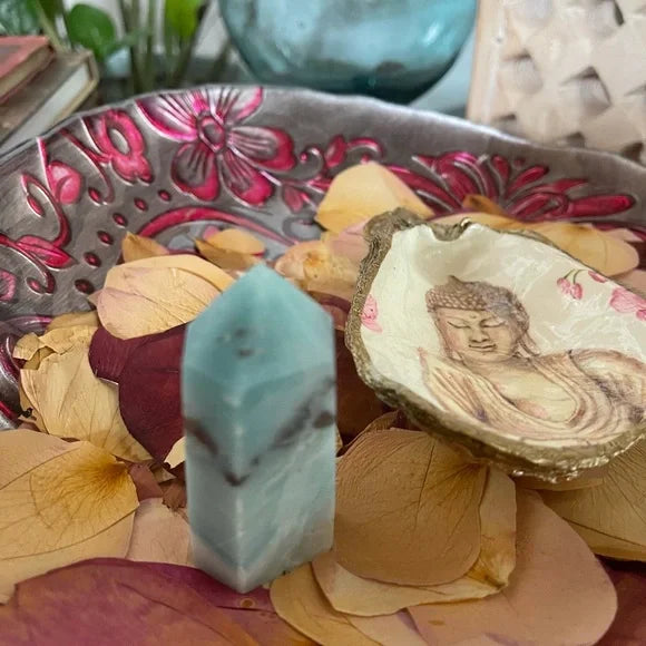 Natural Amazonite Tower, Bodhi Crystal Magic